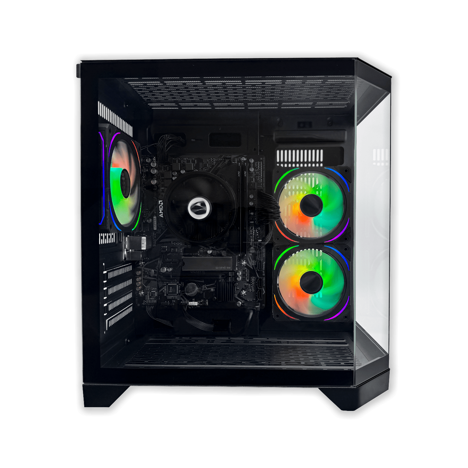 PC Gamr Nitropc Xtrêm Nitro Plus V2 Noir – R7 7800X3D, RTX 5070 12GB 32gb Ddr5 2tb M2 Win11 Pret A Jouer 8436628080353