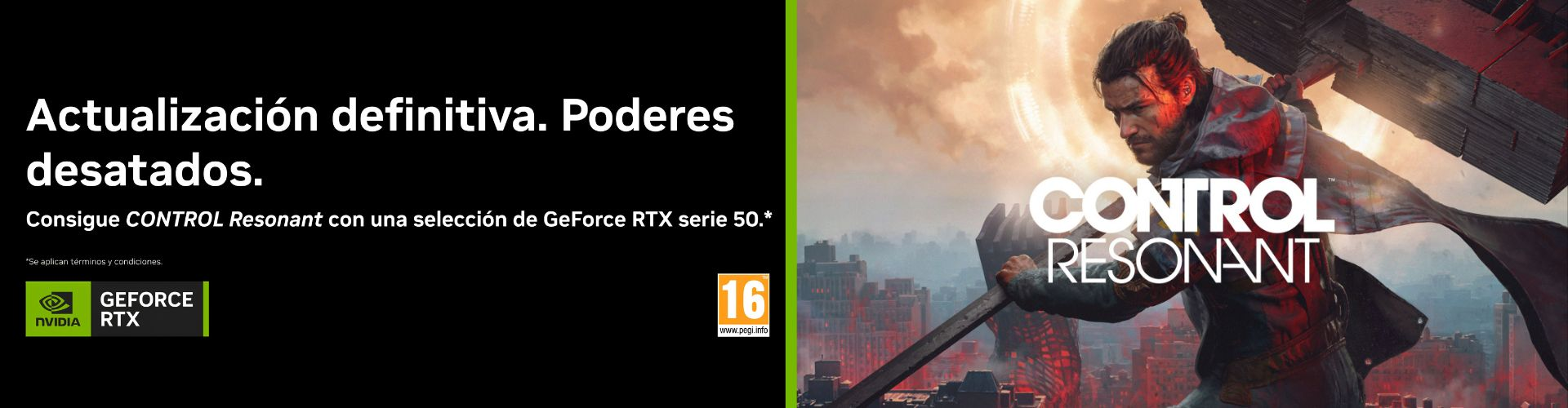 Consigue CONTROL Resonant con una selección de GeForce RTX serie 50