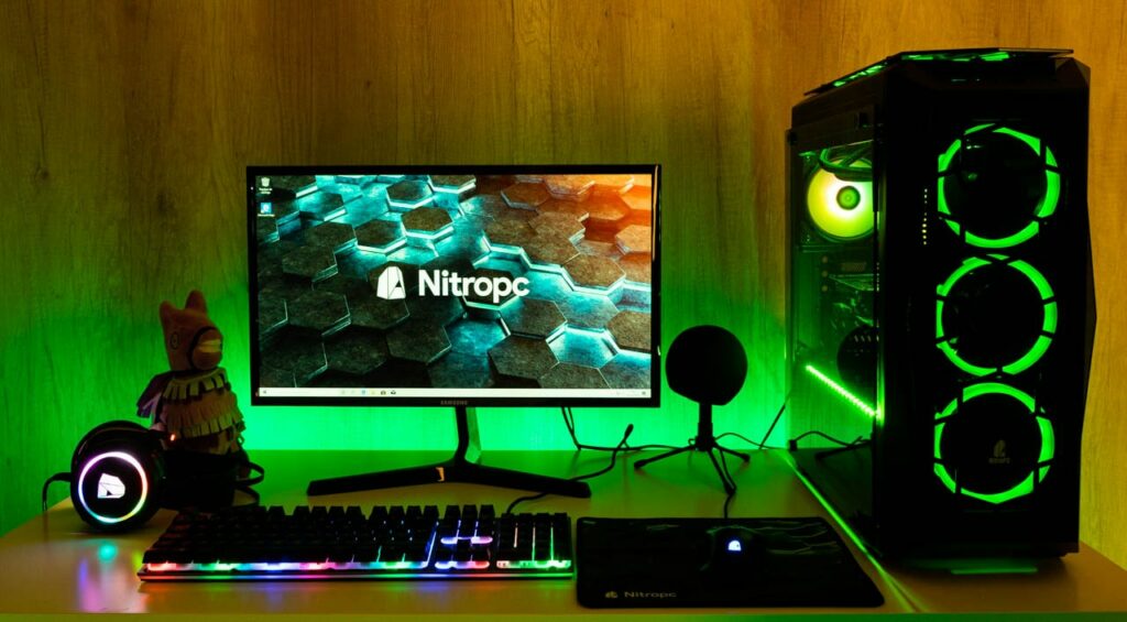 setup pc gaming nitropc extremo