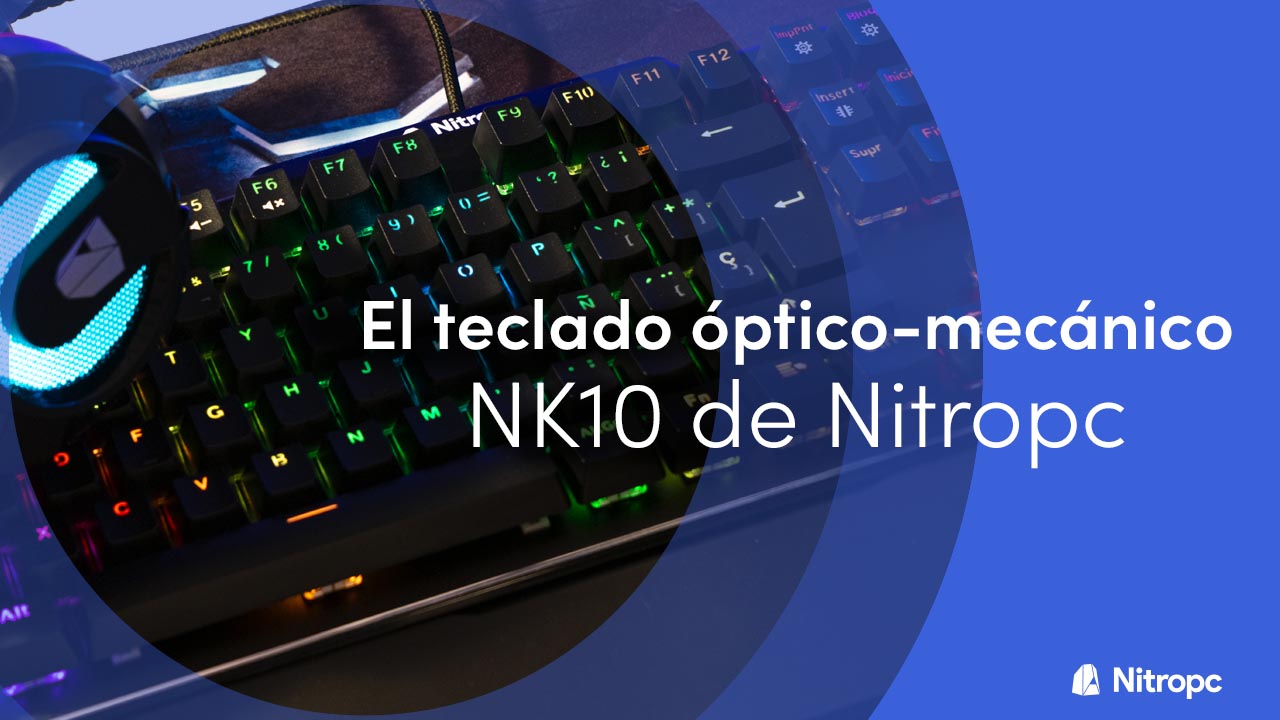 teclado optico mecanico nitropc Nk10