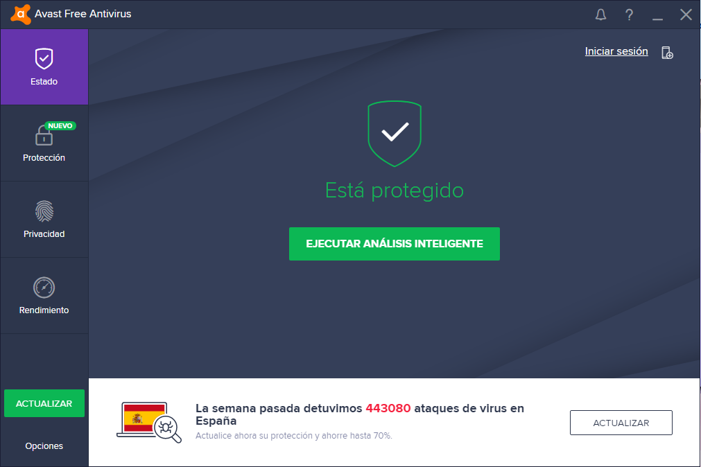 Instalar Avast Antivirus para eliminar virus y malwares