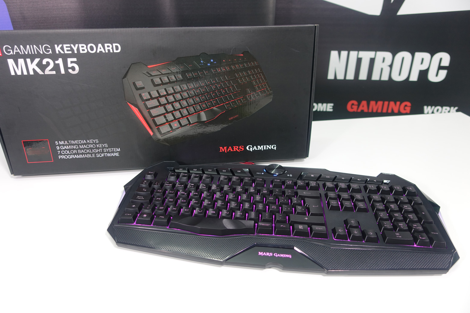 Os enseñamos el teclado MK215 de Mars Gaming