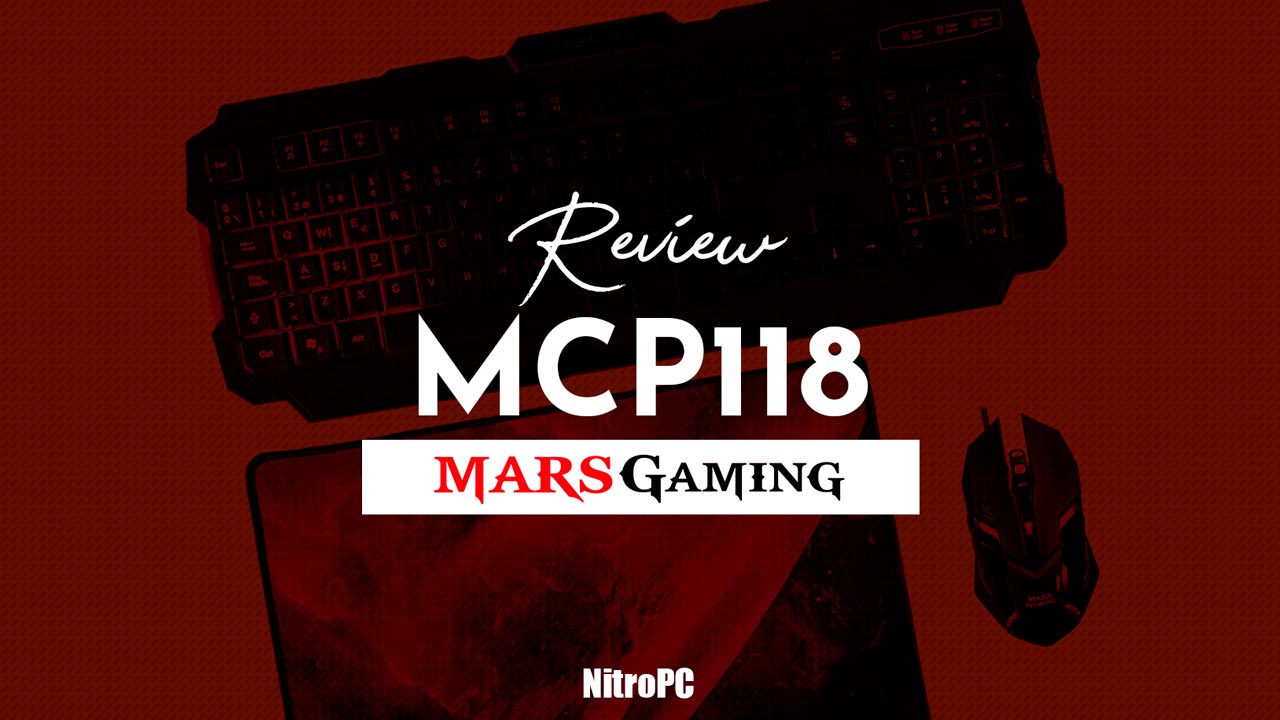 MCP118 de Mars Gaming: El pack para iniciados.