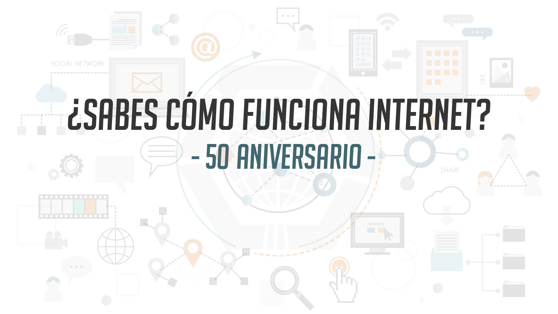 Como funciona Internet 50 años