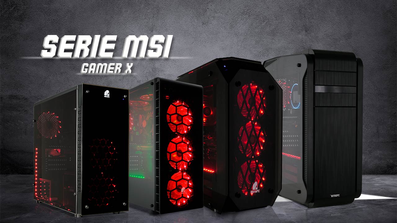 La fusión de MSI y NitroPC está aquí: Serie PC MSI Gamer X.