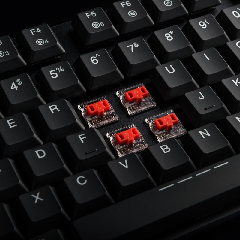 switch rojo de los teclados