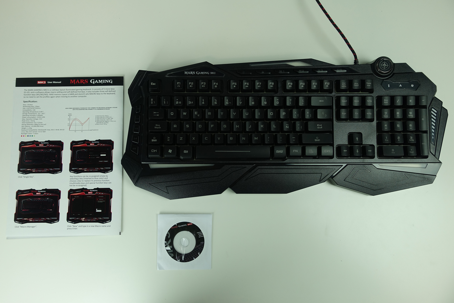 Teclado MK3 de Mars Gaming 12