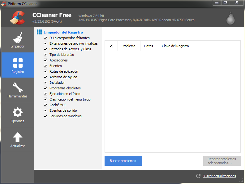 Ccleaner para eliminar virus y malwares