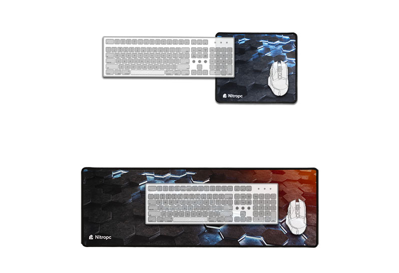 Alfombrilla gaming XXL teclado y ratón