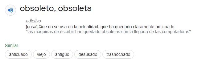 que significa que un ordenador está desfasado