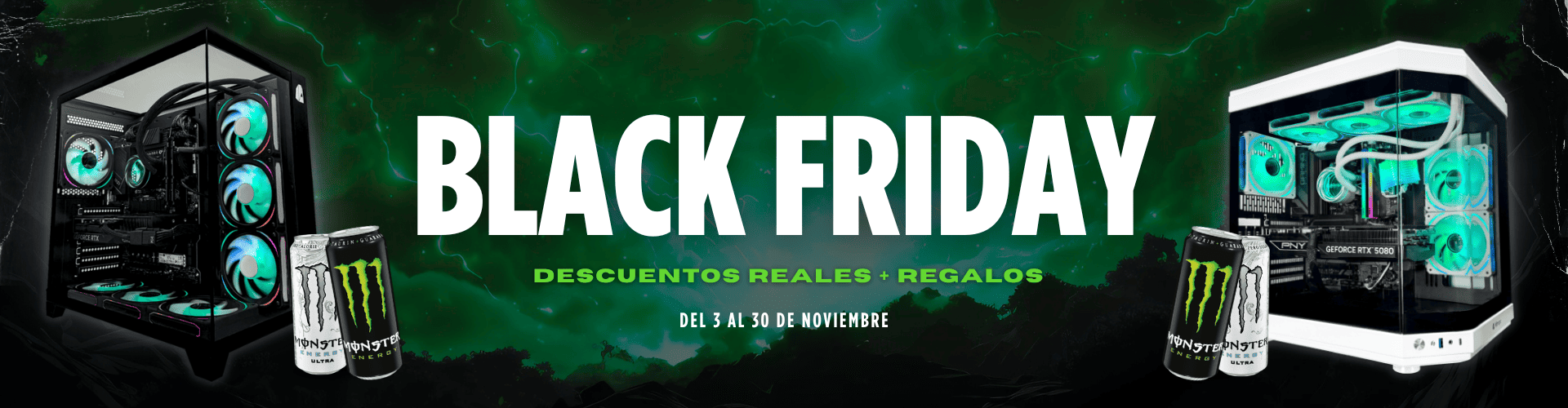 Descuentos Nitropc en PC Gaming durante el Black Friday