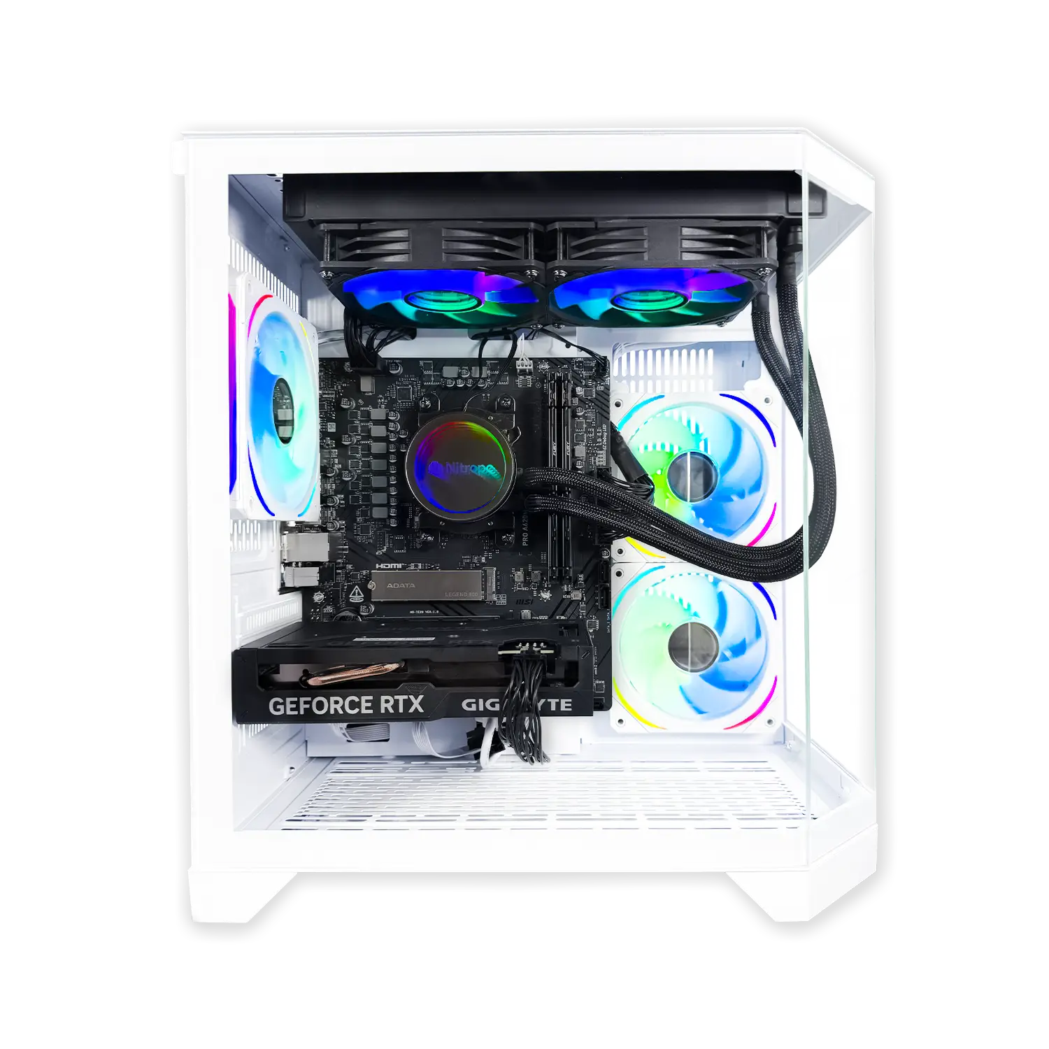 Chasis Nitropc Avanzado 2025 refrigeración líquida