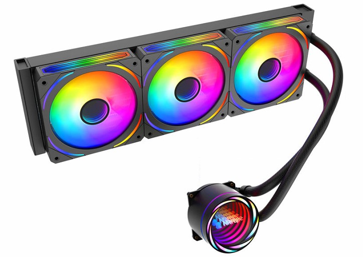 Nitropc refrigeración líquida triple negro