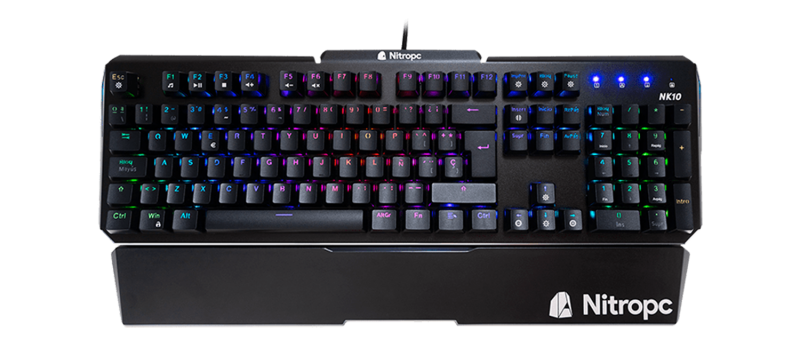 Teclado de ordenador con el texto Atajos de teclado en Windows 11 – guía de Nitropc